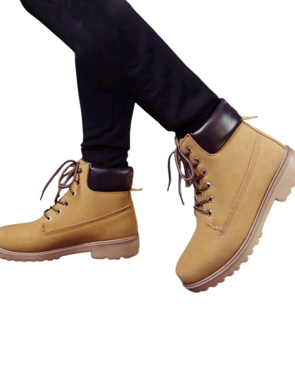 Goodfellow & Co Tan and Dark Brown Men's Tahoe Work-Style Boots